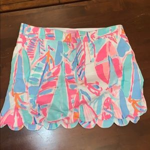 Lilly Pulitzer Skirts - Lilly Pulitzer Sailboat Skort Lilly Pulitzer Skirts - Lilly Pulitzer Sailboat Skort